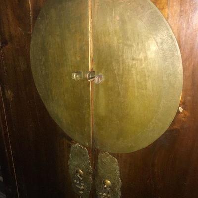 Antique Chinese 19th Century or Much Earlier Wedding Cabinet Chinoiserie