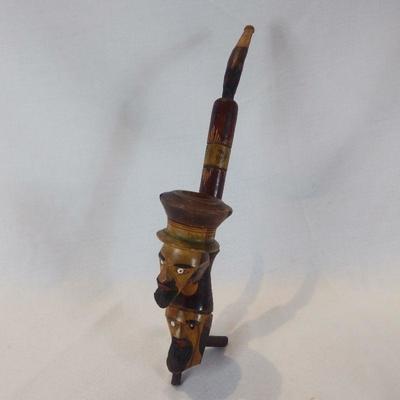 Folk Art Carved Pipe