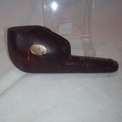 Meerchaum Pipe with Custom Leather Case