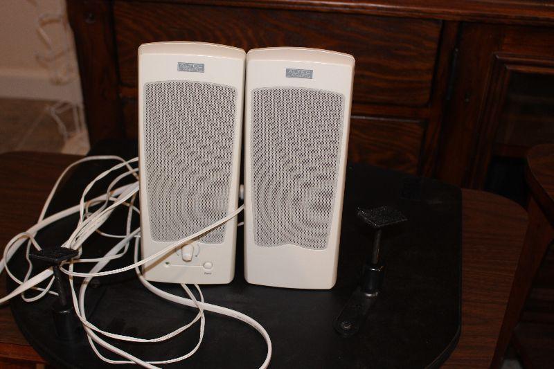 34 Vintage Lansing Altec Set Two Speakers ACS21W