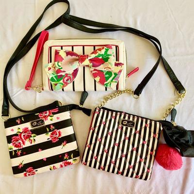 LOT 54  Small Betsy Johnson purses