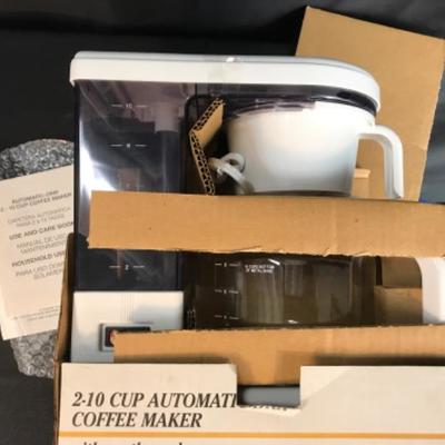 2 - 10 cup Automatic Coffee Maker Windmere New in box 