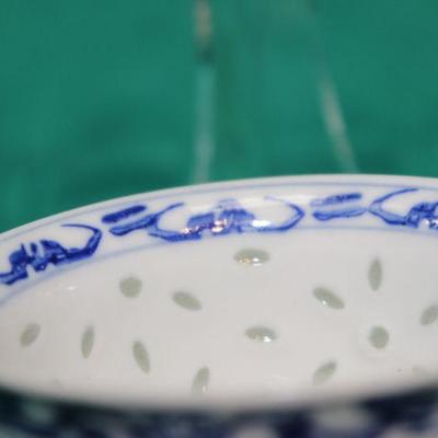 Asian Rice Tea Cup and Saucer