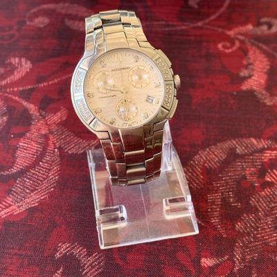 LOT 85 Accutron 26E05 York Chronograph men's diamond watch 