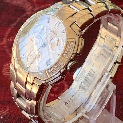 LOT 85 Accutron 26E05 York Chronograph men's diamond watch 