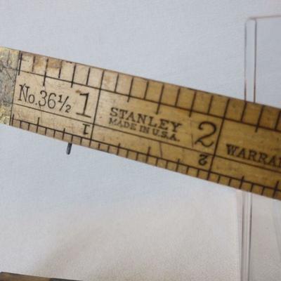 Stanley Folding Rule and Caliper