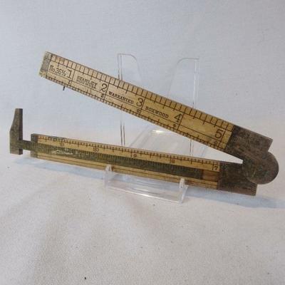 Stanley Folding Rule and Caliper