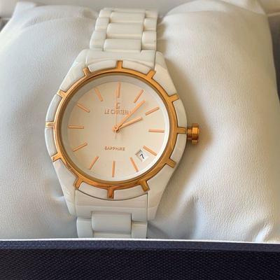 Lot 86  Le Chateau & Flud fashion men's wrist watches orignial boxes
