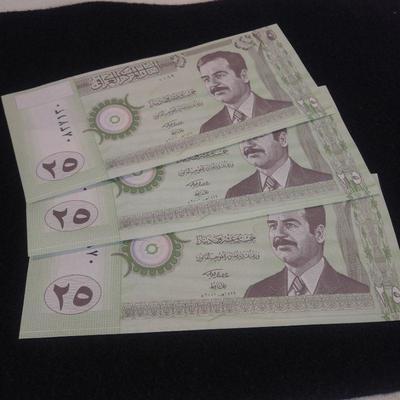 Saddam Hussein Money