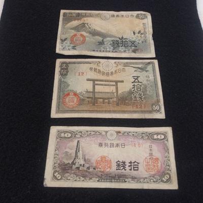 Great Imperial Japanese Bank Notes