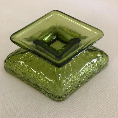Lot 101 - Pink and Green Colored Glass