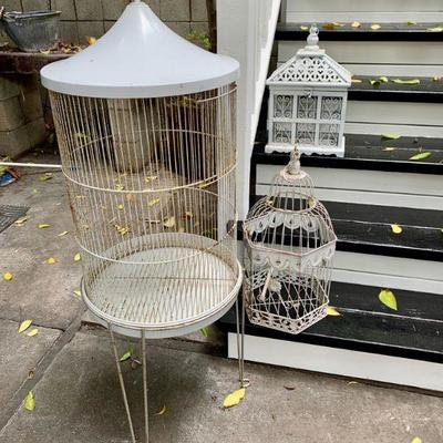 LOT 92  Bird cages