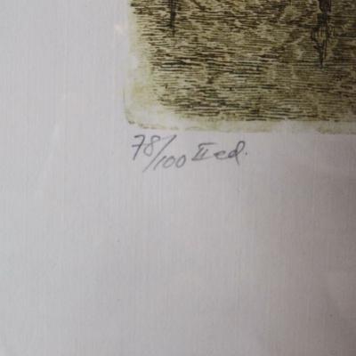 "Badjao" Etching - Signed and Numbered