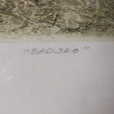 "Badjao" Etching - Signed and Numbered