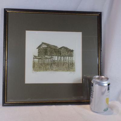 "Badjao" Etching - Signed and Numbered