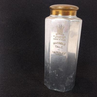 Vintage Yardley of London Metal Talc Container