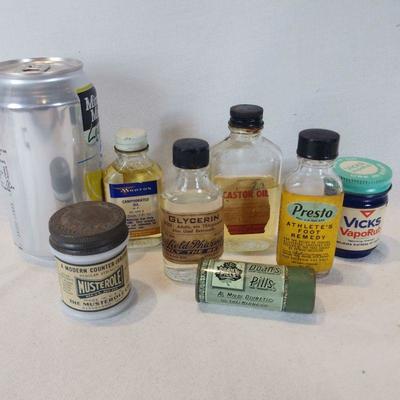 Vintage Medicine Cabinet Collectibles