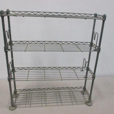 Lot 27 - Wire Metal Adjustable Shelf 24