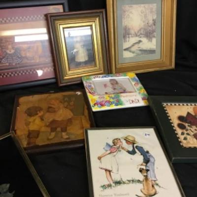 Assorted pictures and home decor Lot 1381