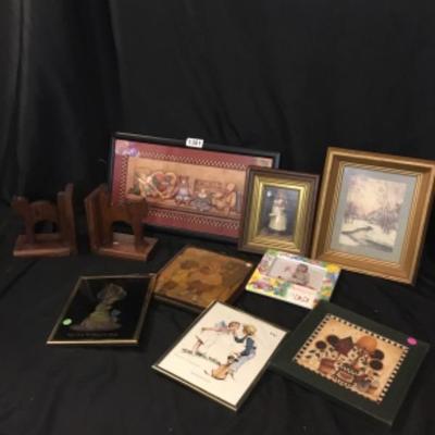 Assorted pictures and home decor Lot 1381