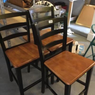 Set of three chairs Lot 1396