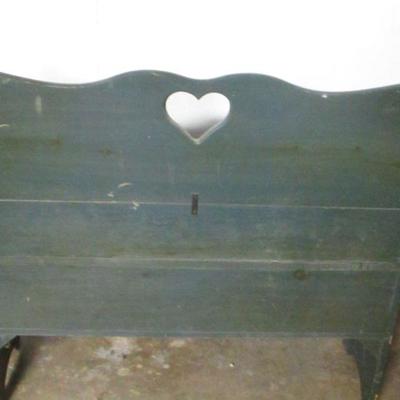 Lot 81 - Hand Crafted Storage Hall Bench 38