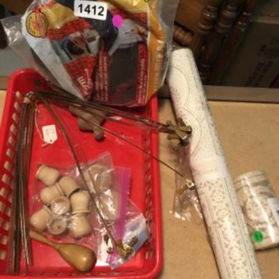 miscellaneous household items lot 1412