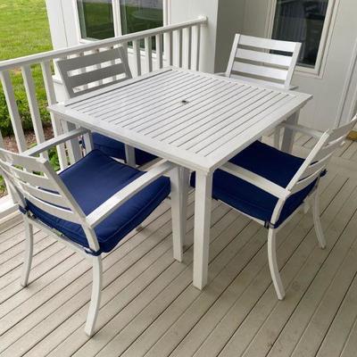 Lot #2 Outdoor Table and Chairs