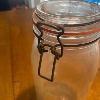 Vintage Arizona Pistachio Company Glass Jar
