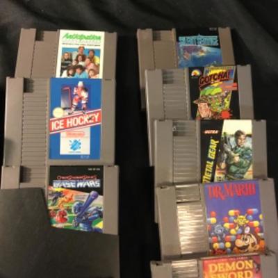 31 Nintendo NES Cartridges Lot 1455