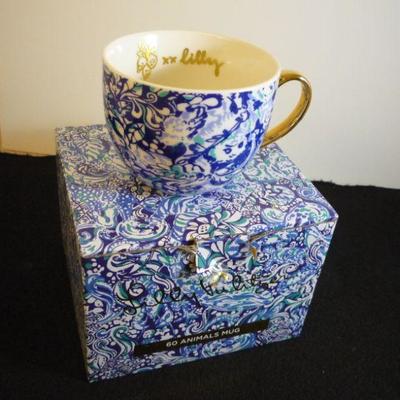 Lilly Pulitzer ANIMALS MUG  - New in Box!  
