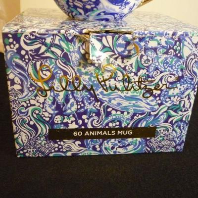 Lilly Pulitzer ANIMALS MUG  - New in Box!  
