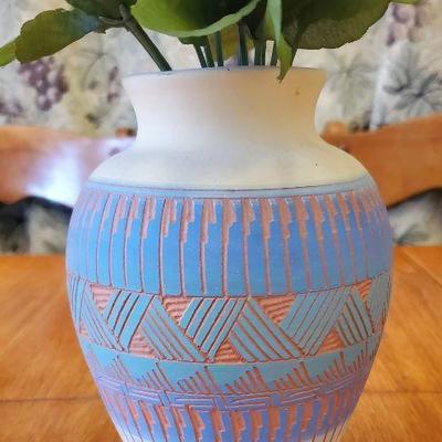 Signed Navajo Pottery Vase