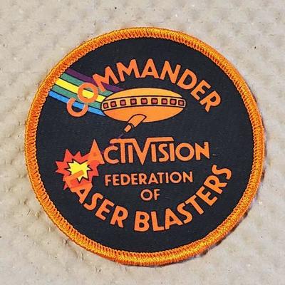 Vintage Activision Commander Federation of Laser Blasters Patch  