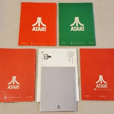 Lot of 6 Early 1980's Atari Catalogs