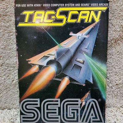 Sega Tac-Scan Video Game Cartridge in Orig Box for Atari