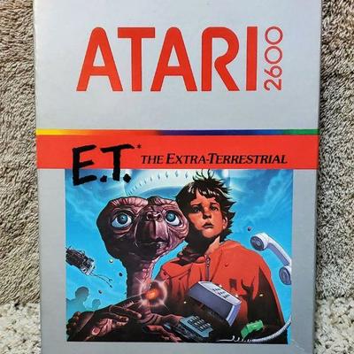 Atari 2600 E.T. Game Cartridge in Orig Box