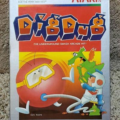 Atari 2600 DigDug Game Cartridge in Orig Box