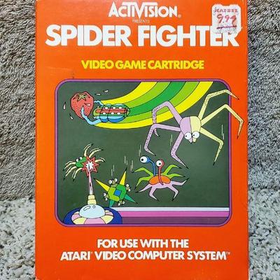Activision Spider Fighter Video Game Cartridge in Orig Box for Atari