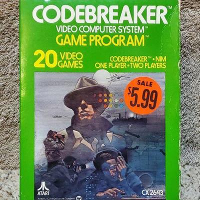 VGC Codebreaker Game Program for Atari - 20 Games - Orig Box - CX2643