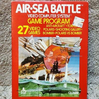 VGC Air.Sea Battle Game Program for Atari - 27 Games - Orig Box - CX2602