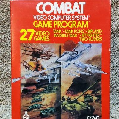 Combat Game Program 27 Video Games - Cartridge in Orig Box for Atari CX2601
