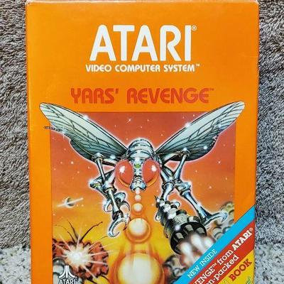Yars' Revenge Video Game Cartridge in Orig Box For Atari 