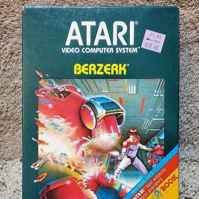 Berzerk Video Game Cartridge in Orig Box For Atari 