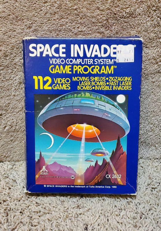 Space Invader Game Program 112 Video Games Cartridge in Orig Box