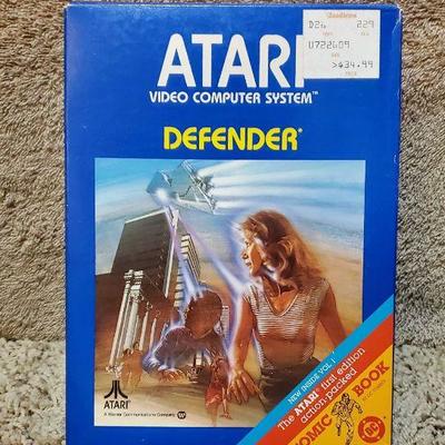 Defender Video Game Cartridge in Orig Box for Atari 