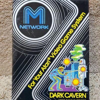 Network Dark Cavern Video Game Cartridge in Orig Box for Atari