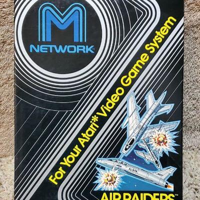 Network Air Raiders Video Game Cartridge in Orig Box for Atari