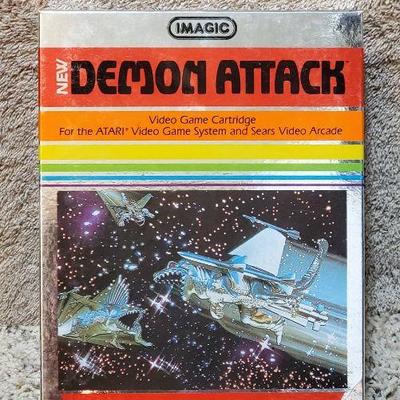 Imagic New Demon Attack Video Game Cartridge in Orig Box for Atari
