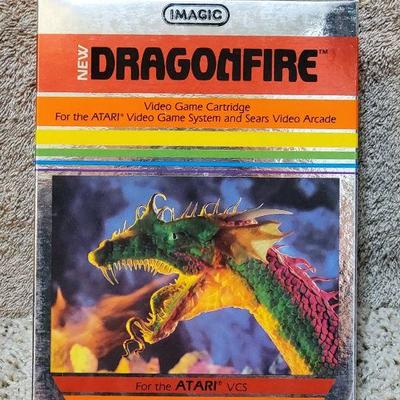 Imagic New Dragonfire Video Game Cartridge in Orig Box for Atari